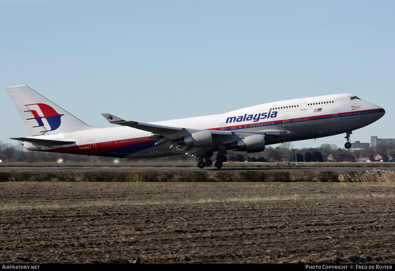 Aircraft Photo of 9M-MPM | Boeing 747-4H6 | Malaysia Airlines | AirHistory.net #507986