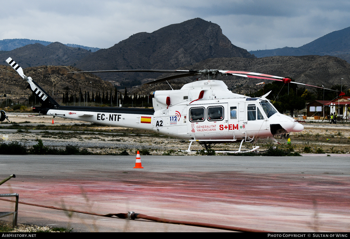 Aircraft Photo of EC-NTF | Bell 412SP | Generalitat Valenciana | AirHistory.net #507991