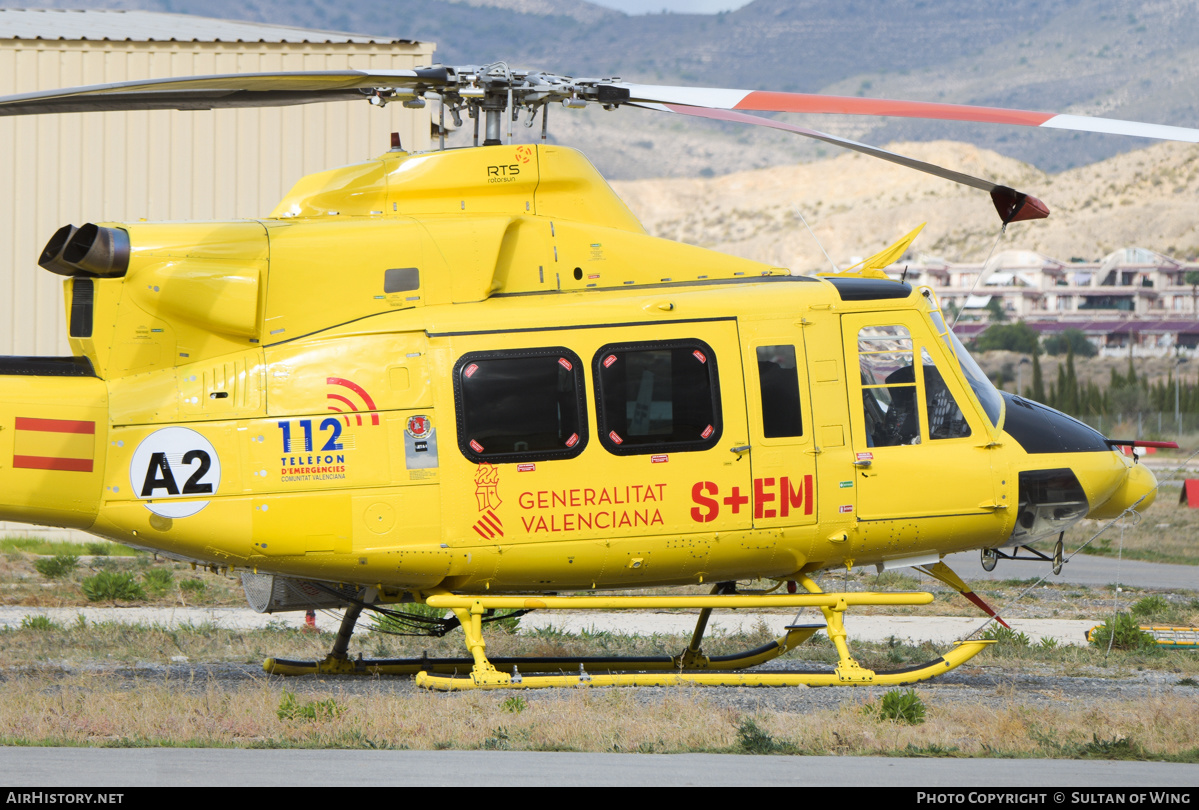 Aircraft Photo of EC-NJV | Bell 412 | Generalitat Valenciana | AirHistory.net #507998