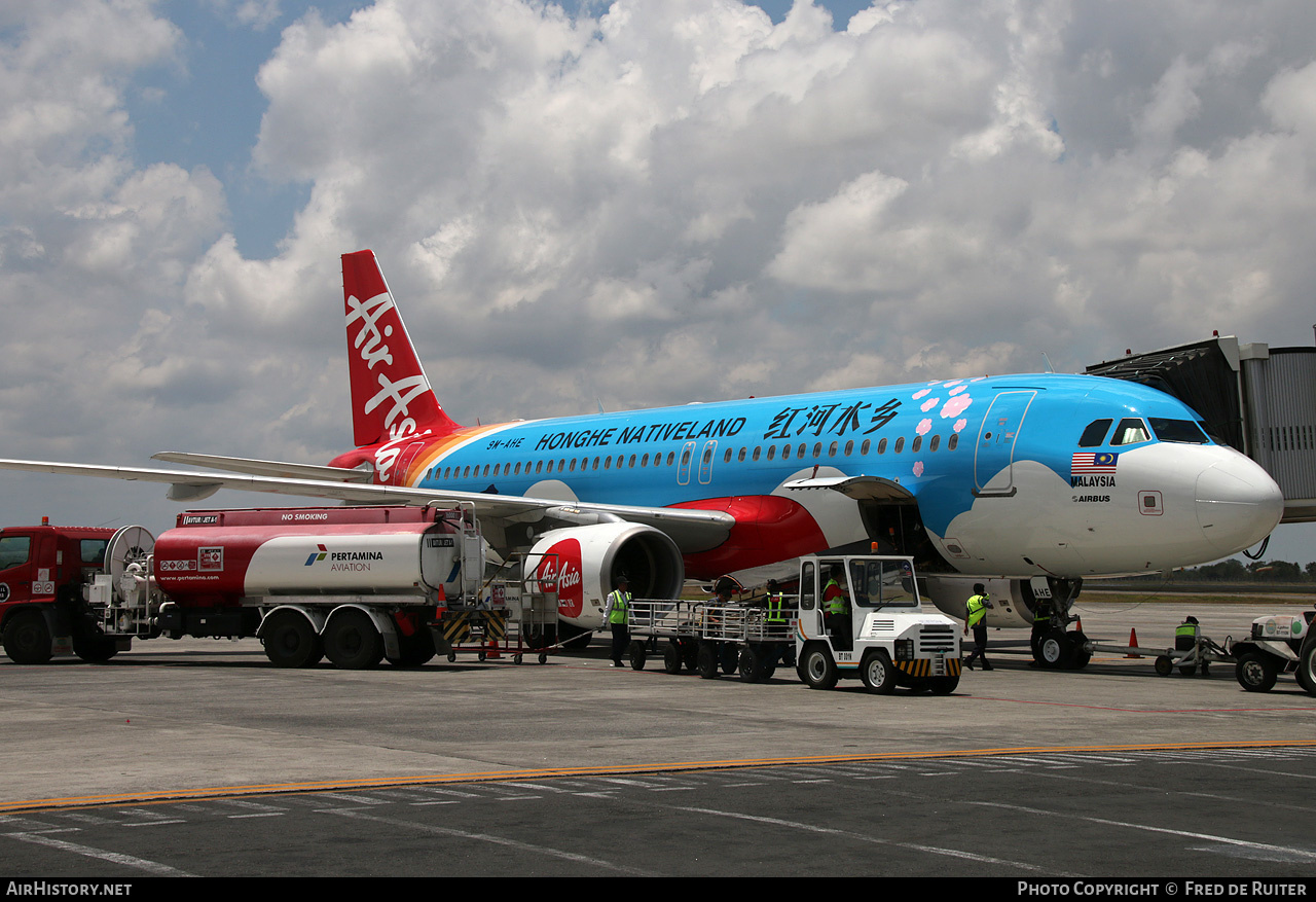 Aircraft Photo of 9M-AHE | Airbus A320-216 | AirAsia | AirHistory.net #508011