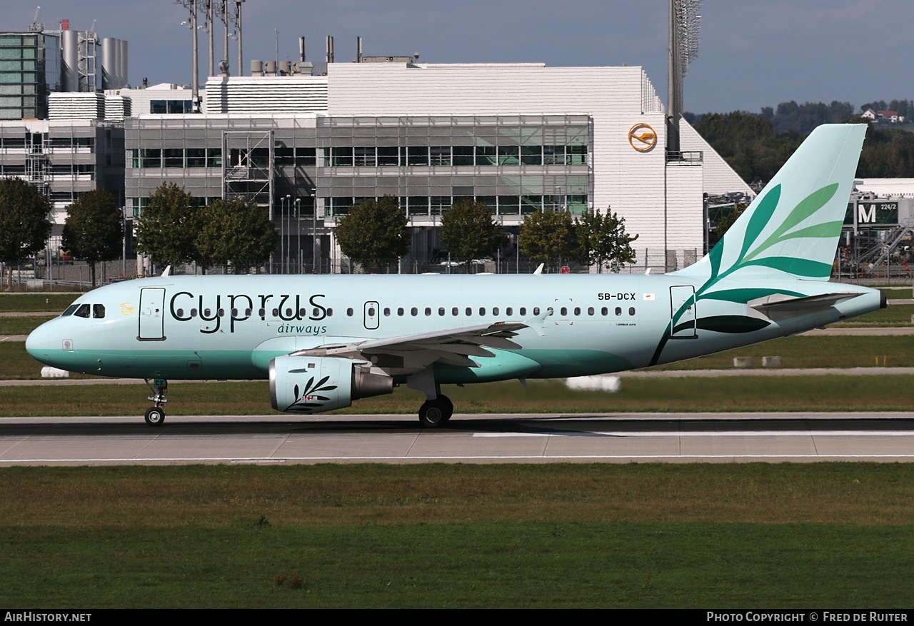 Aircraft Photo of 5B-DCX | Airbus A319-114 | Cyprus Airways | AirHistory.net #508027