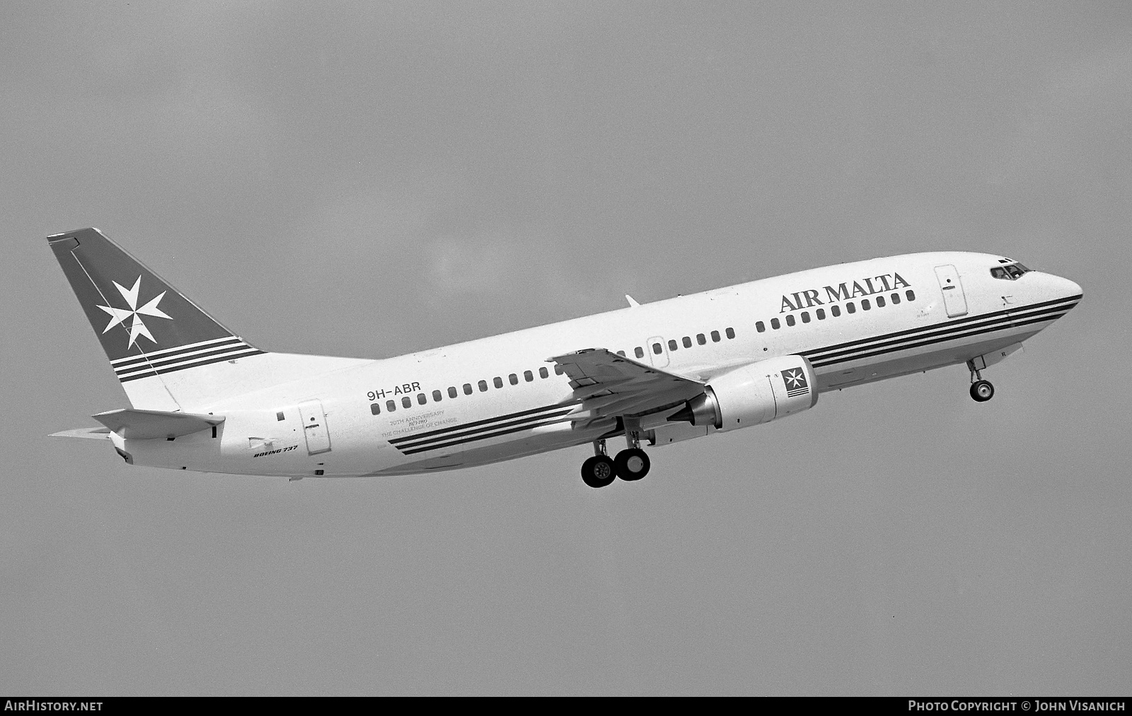 Aircraft Photo of 9H-ABR | Boeing 737-3Y5 | Air Malta | AirHistory.net #508061