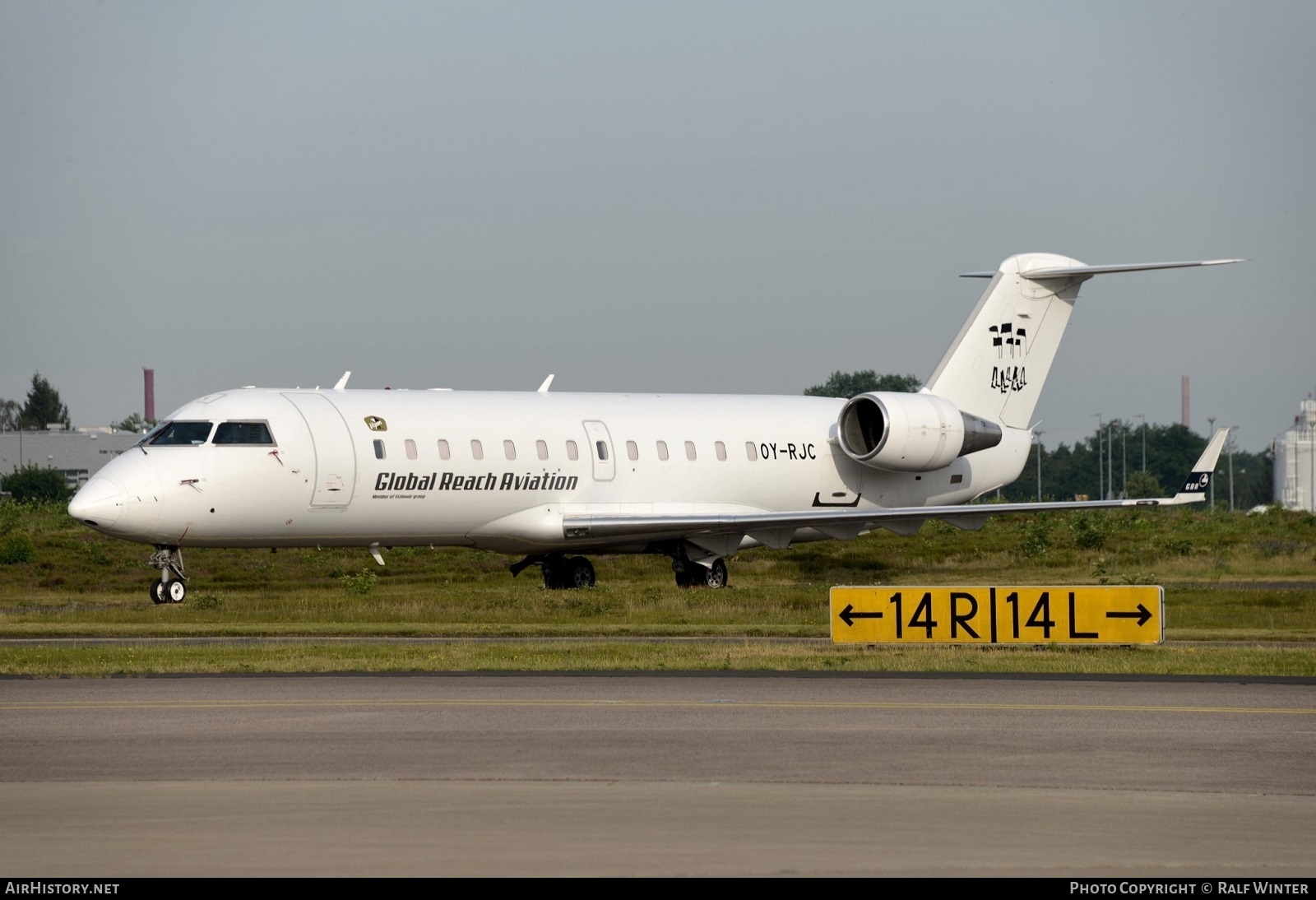 Aircraft Photo of OY-RJC | Canadair CRJ-100LR (CL-600-2B19) | Global Reach Aviation - GRA | AirHistory.net #508078