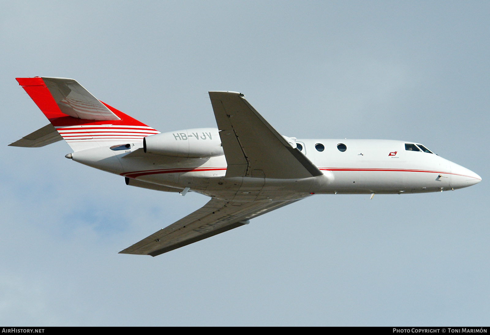 Aircraft Photo of HB-VJV | Dassault Falcon 20E-5 | TAG Aviation | AirHistory.net #508093