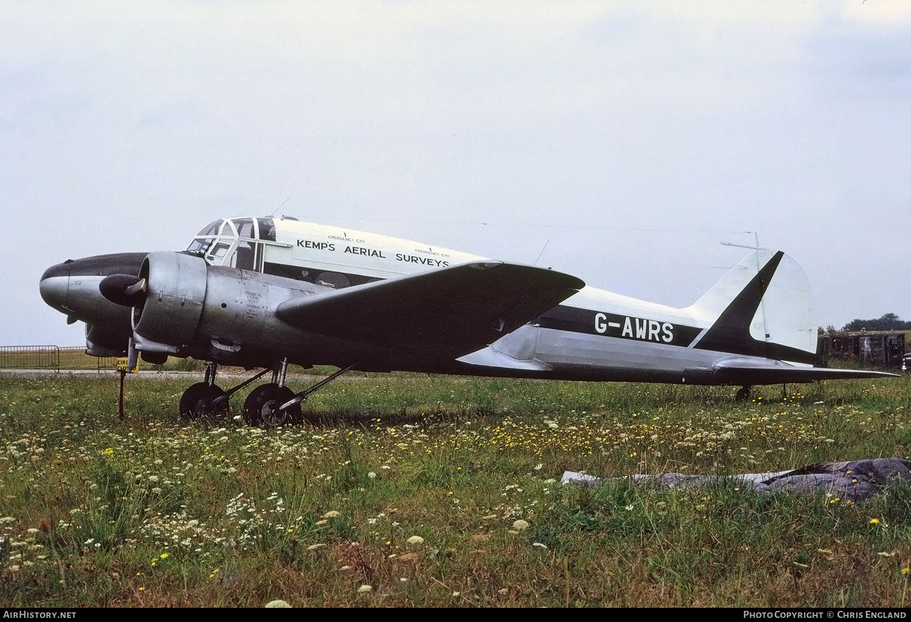 Aircraft Photo of G-AWRS | Avro 19 Srs.2 Anson | Kemp's Aerial Surveys | AirHistory.net #508117