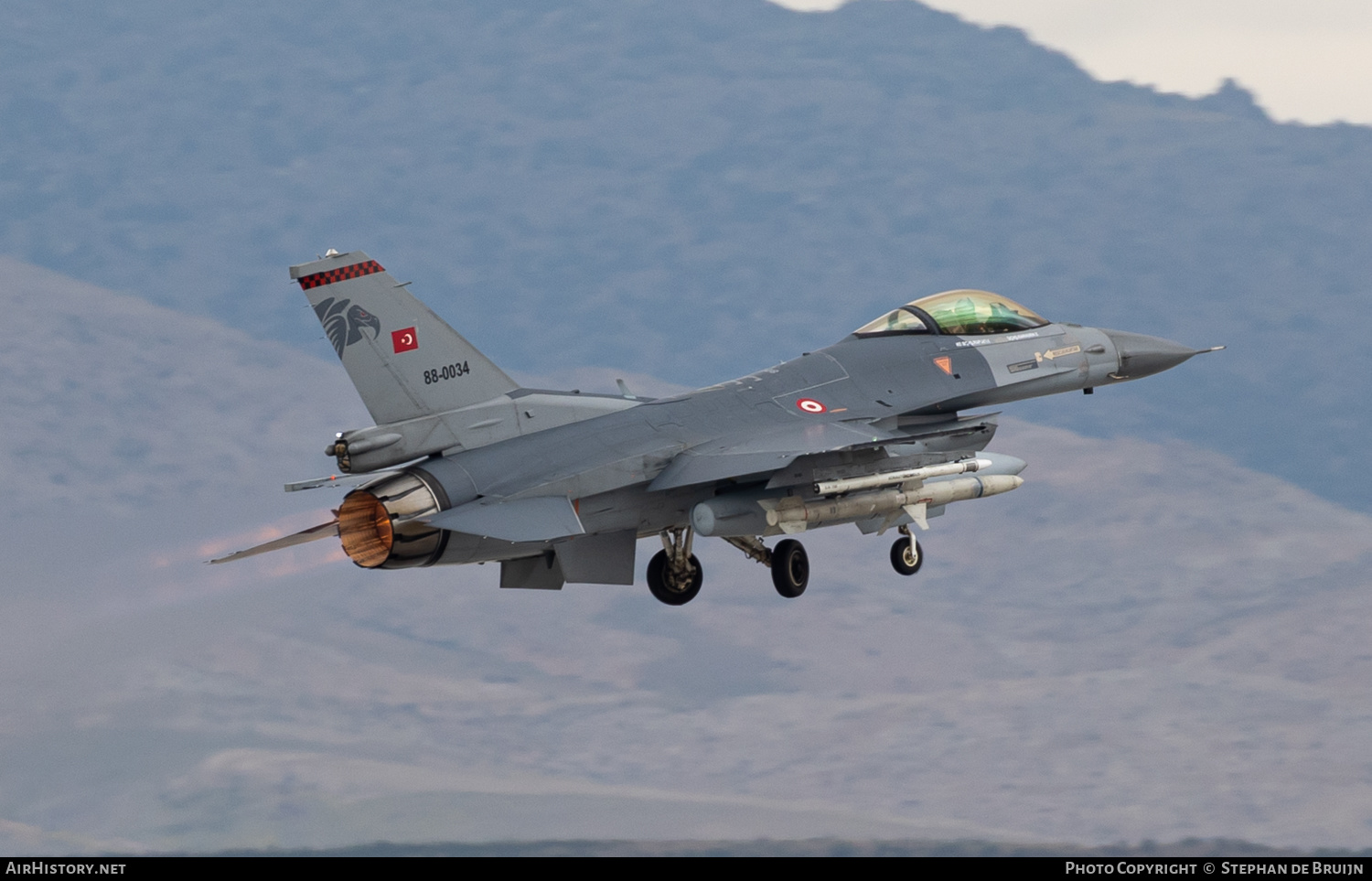 Aircraft Photo of 88-0034 | General Dynamics F-16C Fighting Falcon | Turkey - Air Force | AirHistory.net #508129