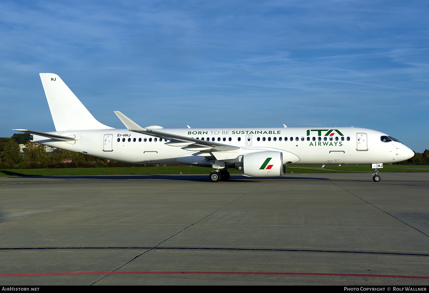 Aircraft Photo of EI-HHJ | Airbus A220-371 (BD-500-1A11) | ITA Airways | AirHistory.net #508140