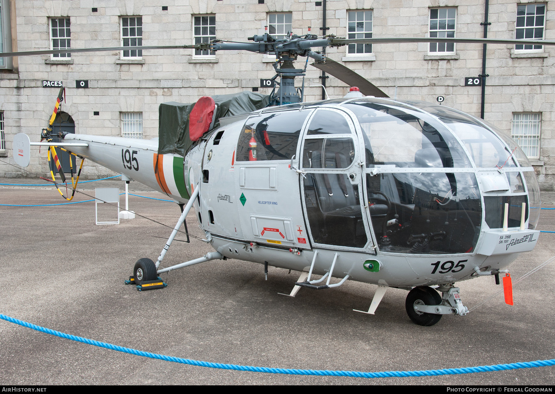Aircraft Photo of 195 | Sud SA-316B Alouette III | Ireland - Air Force | AirHistory.net #508141