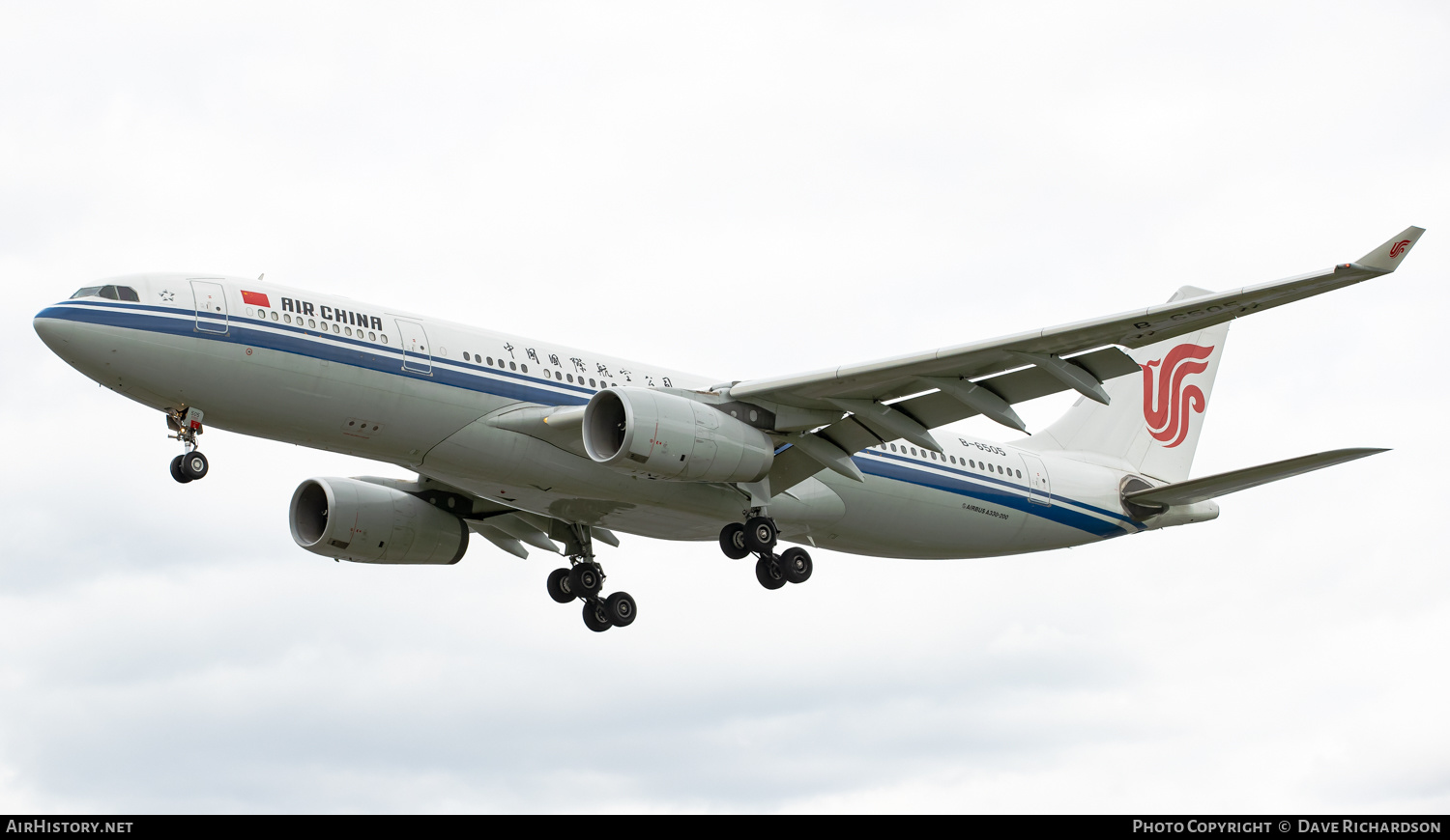 Aircraft Photo of B-6505 | Airbus A330-243 | Air China | AirHistory.net #508142