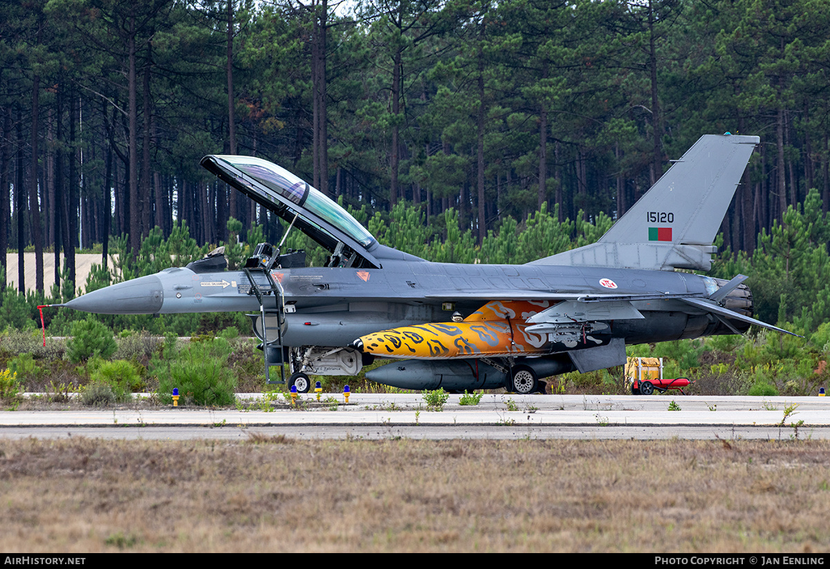 Aircraft Photo of 15120 | General Dynamics F-16BM Fighting Falcon | Portugal - Air Force | AirHistory.net #508167