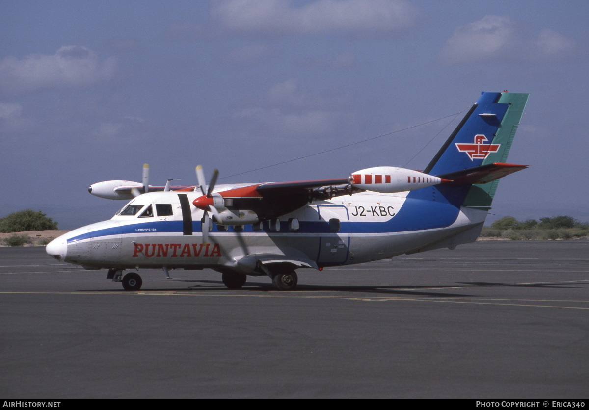 Aircraft Photo of J2-KBC | Let L-410UVP-E19A Turbolet | Puntavia | AirHistory.net #508168