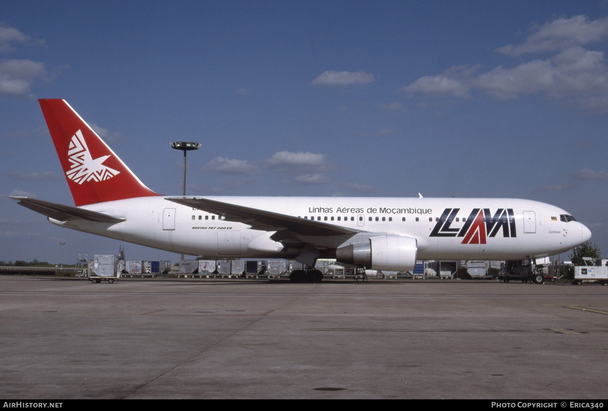Aircraft Photo of EI-CEM | Boeing 767-2B1/ER | LAM - Linhas Aéreas de Moçambique | AirHistory.net #508172