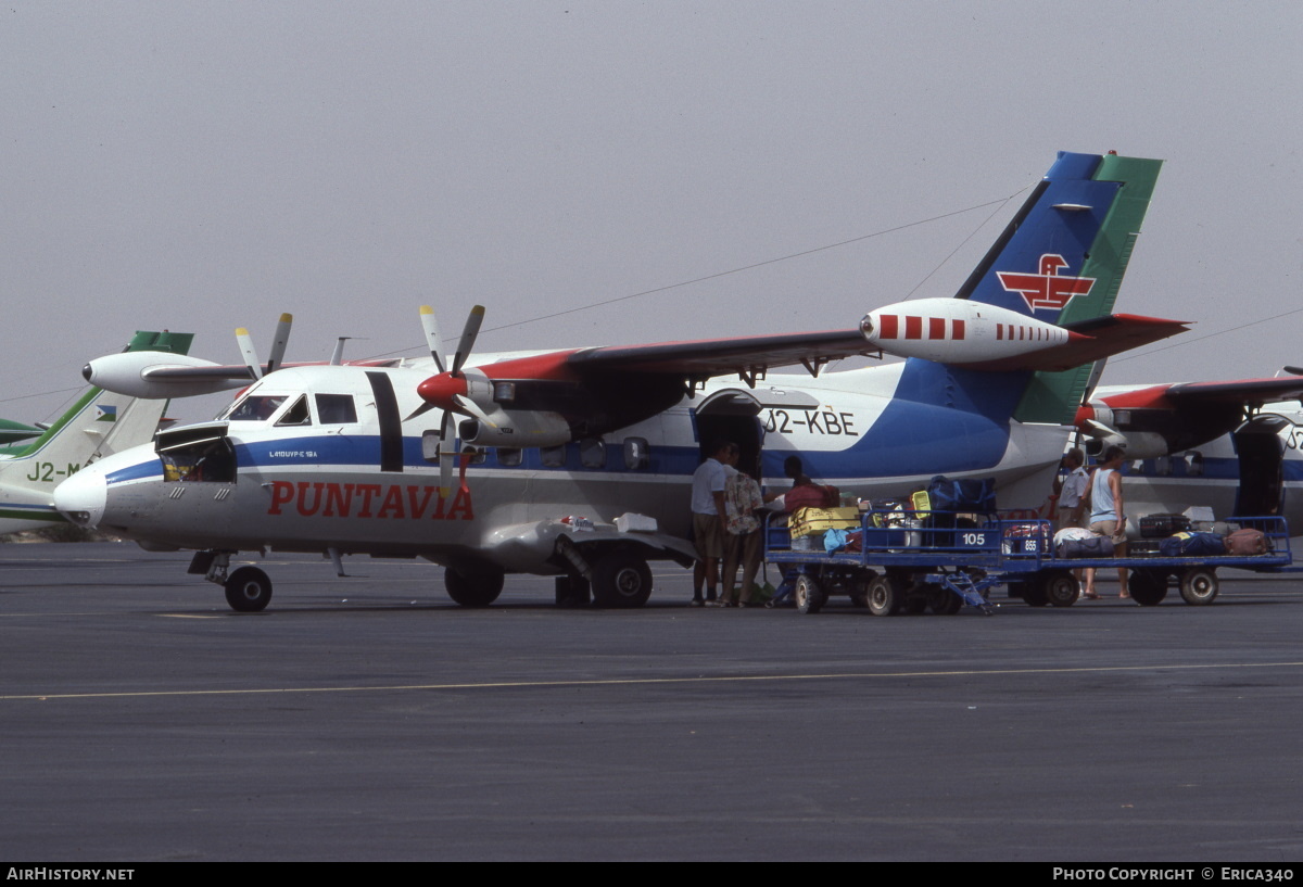 Aircraft Photo of J2-KBE | Let L-410UVP-E10 Turbolet | Puntavia | AirHistory.net #508192