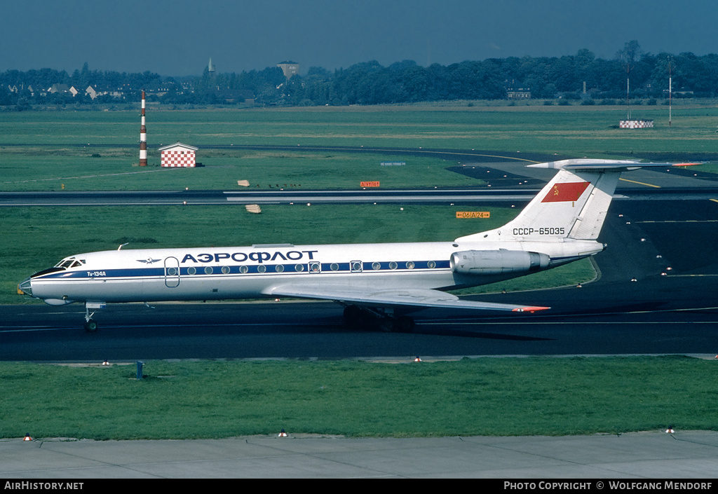 Aircraft Photo of CCCP-65035 | Tupolev Tu-134A | Aeroflot | AirHistory.net #508203