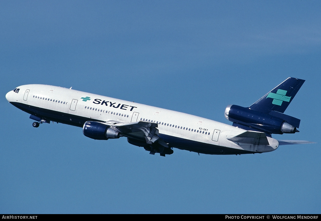 Aircraft Photo of V2-SKY | McDonnell Douglas DC-10-15 | Skyjet | AirHistory.net #508204