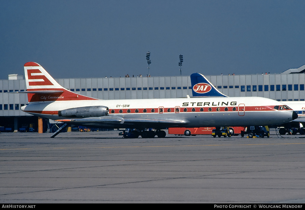 Aircraft Photo of OY-SBW | Sud SE-210 Caravelle VI-R | Sterling Airways | AirHistory.net #508206