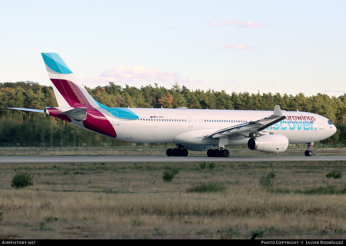 Aircraft Photo of D-AIKB | Airbus A330-343 | Eurowings Discover | AirHistory.net #508210
