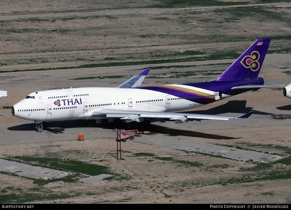 Aircraft Photo of HS-TGL | Boeing 747-4D7 | Thai Airways International | AirHistory.net #508214