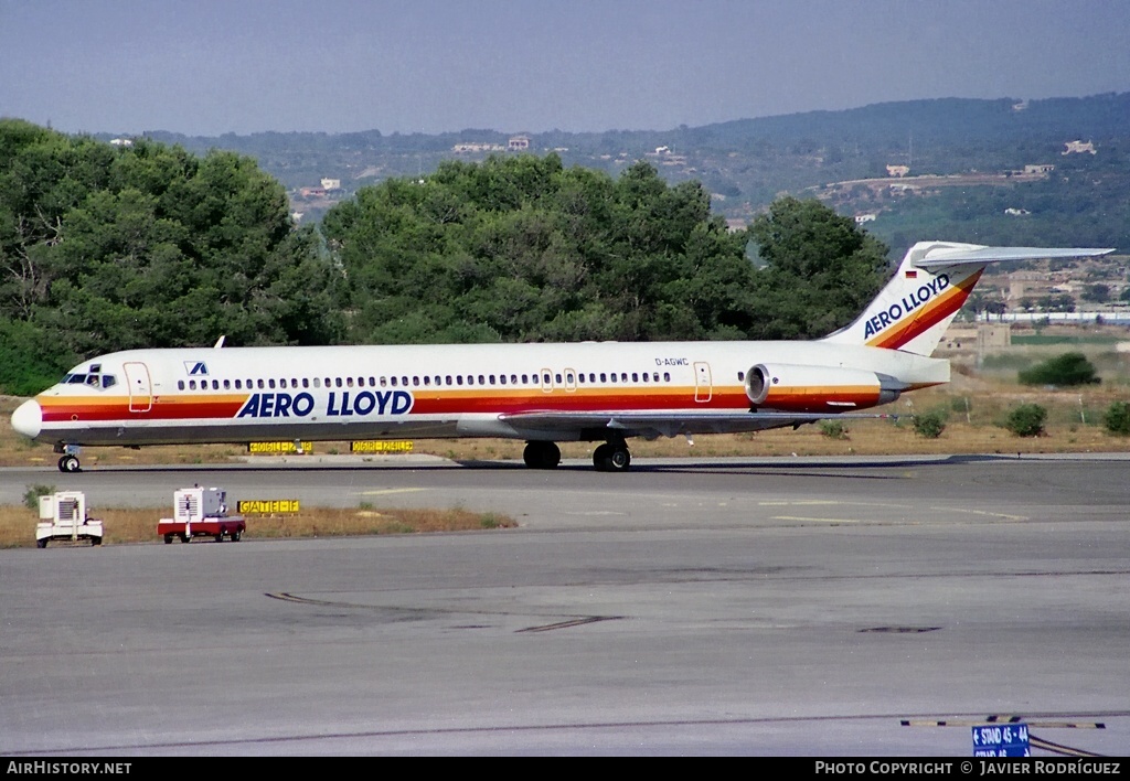 Aircraft Photo of D-AGWC | McDonnell Douglas MD-83 (DC-9-83) | Aero Lloyd | AirHistory.net #508228