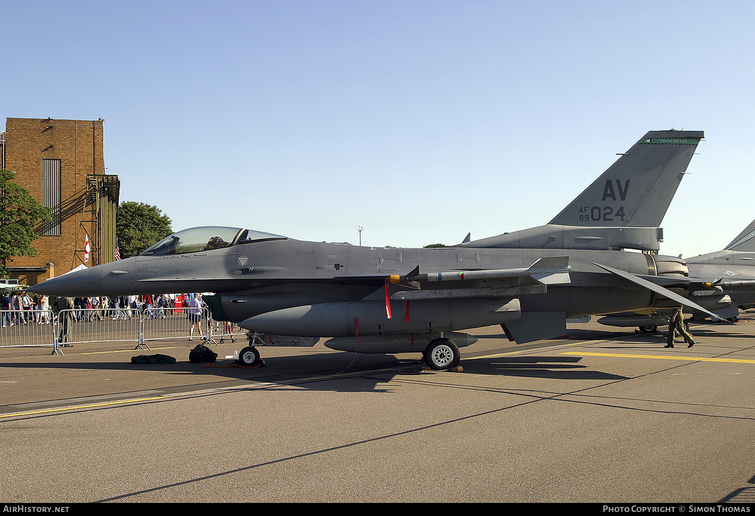 Aircraft Photo of 89-2024 / AF89-024 | General Dynamics F-16CM Fighting Falcon | USA - Air Force | AirHistory.net #508233
