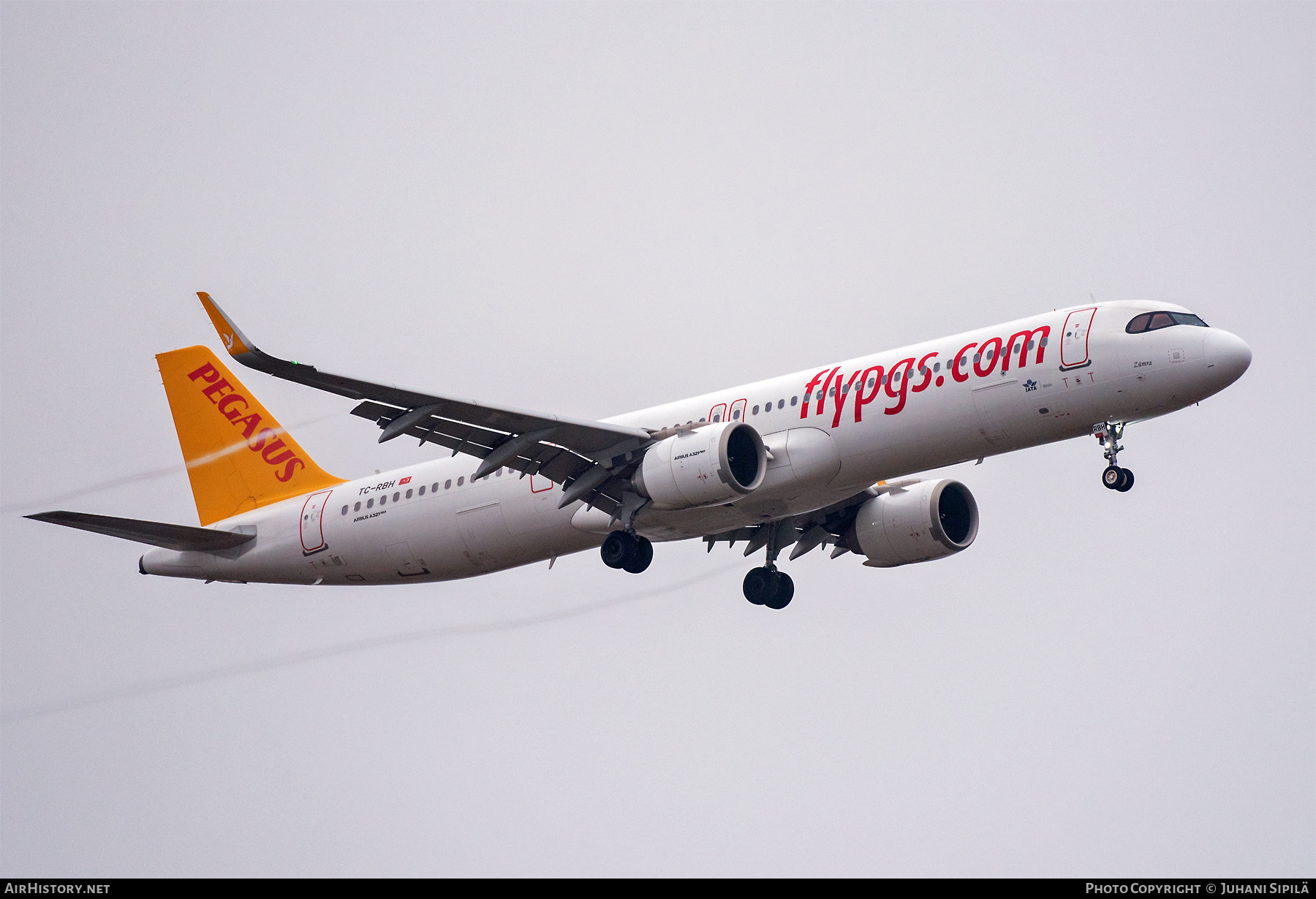 Aircraft Photo of TC-RBH | Airbus A321-251NX | Pegasus Airlines | AirHistory.net #508247