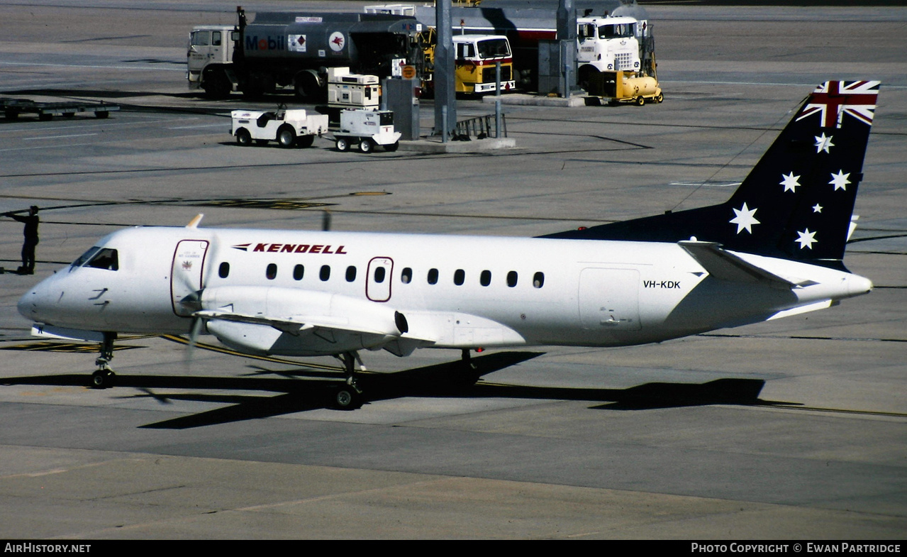 Aircraft Photo of VH-KDK | Saab-Fairchild SF-340A | Kendell Airlines | Ansett Australia | AirHistory.net #508250