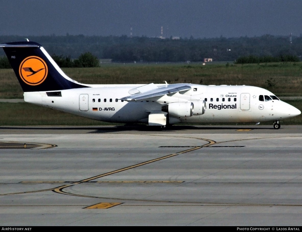 Aircraft Photo of D-AVRG | British Aerospace Avro 146-RJ85 | Lufthansa Regional | AirHistory.net #508272