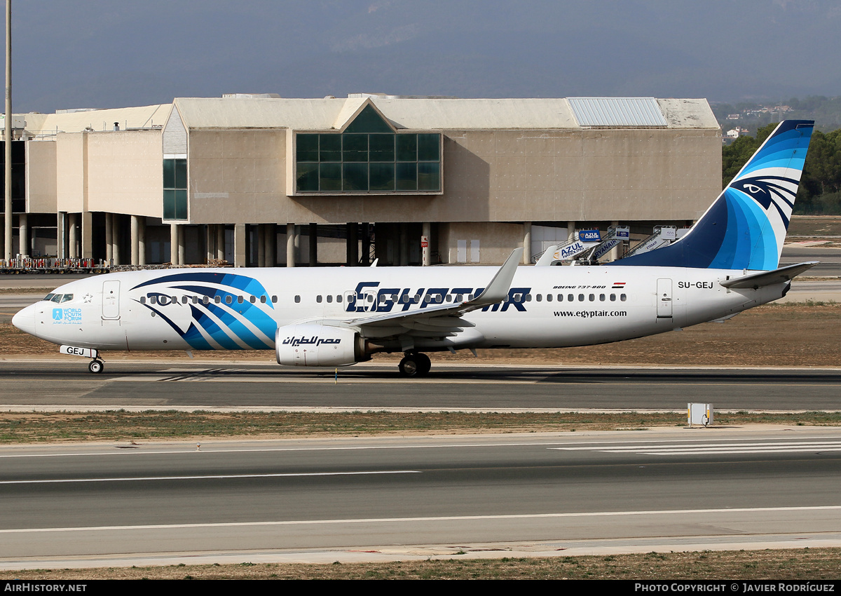 Aircraft Photo of SU-GEJ | Boeing 737-800 | EgyptAir | AirHistory.net #508287