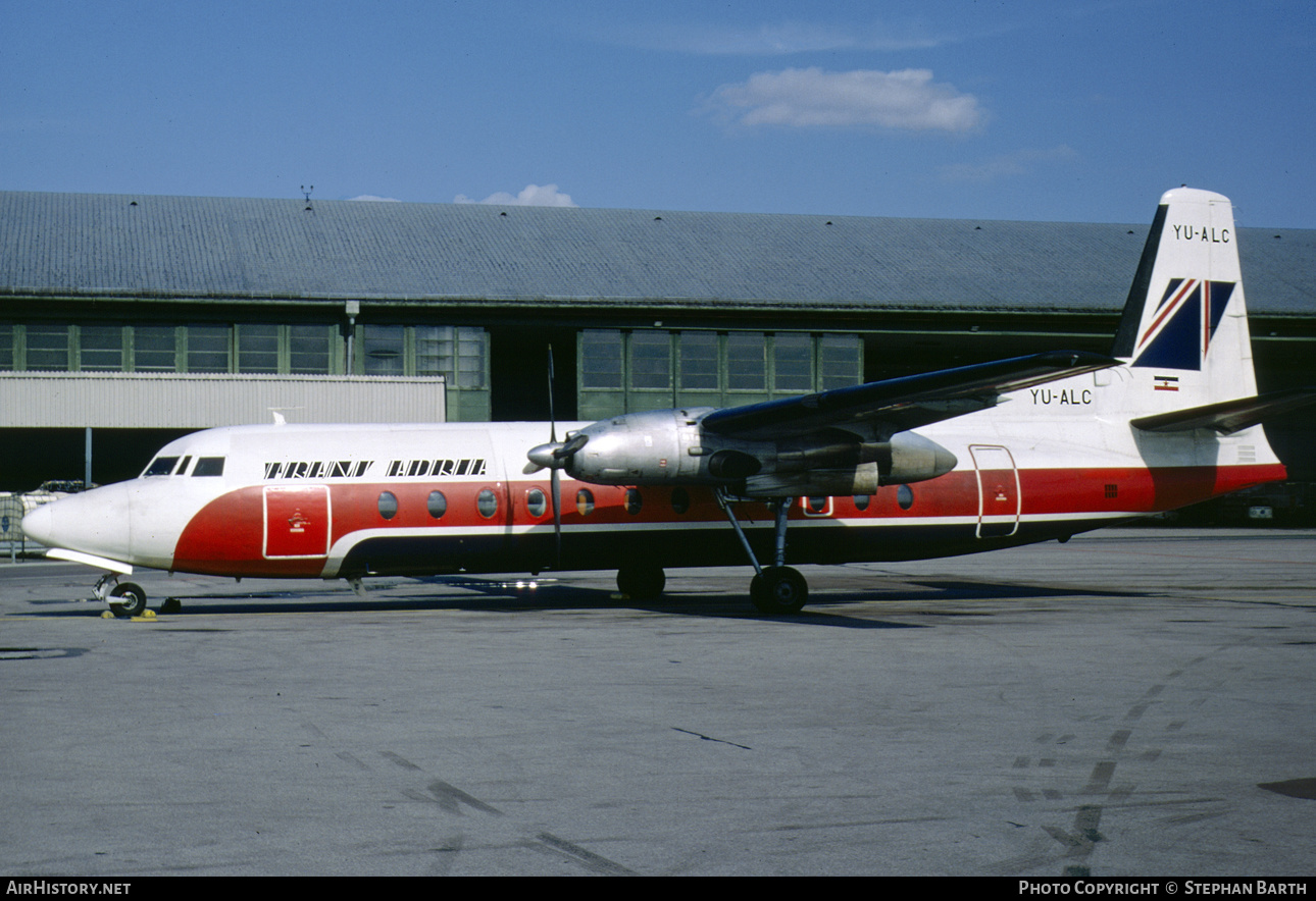 Aircraft Photo of YU-ALC | Fairchild Hiller FH-227B | Trans Adria | AirHistory.net #508305