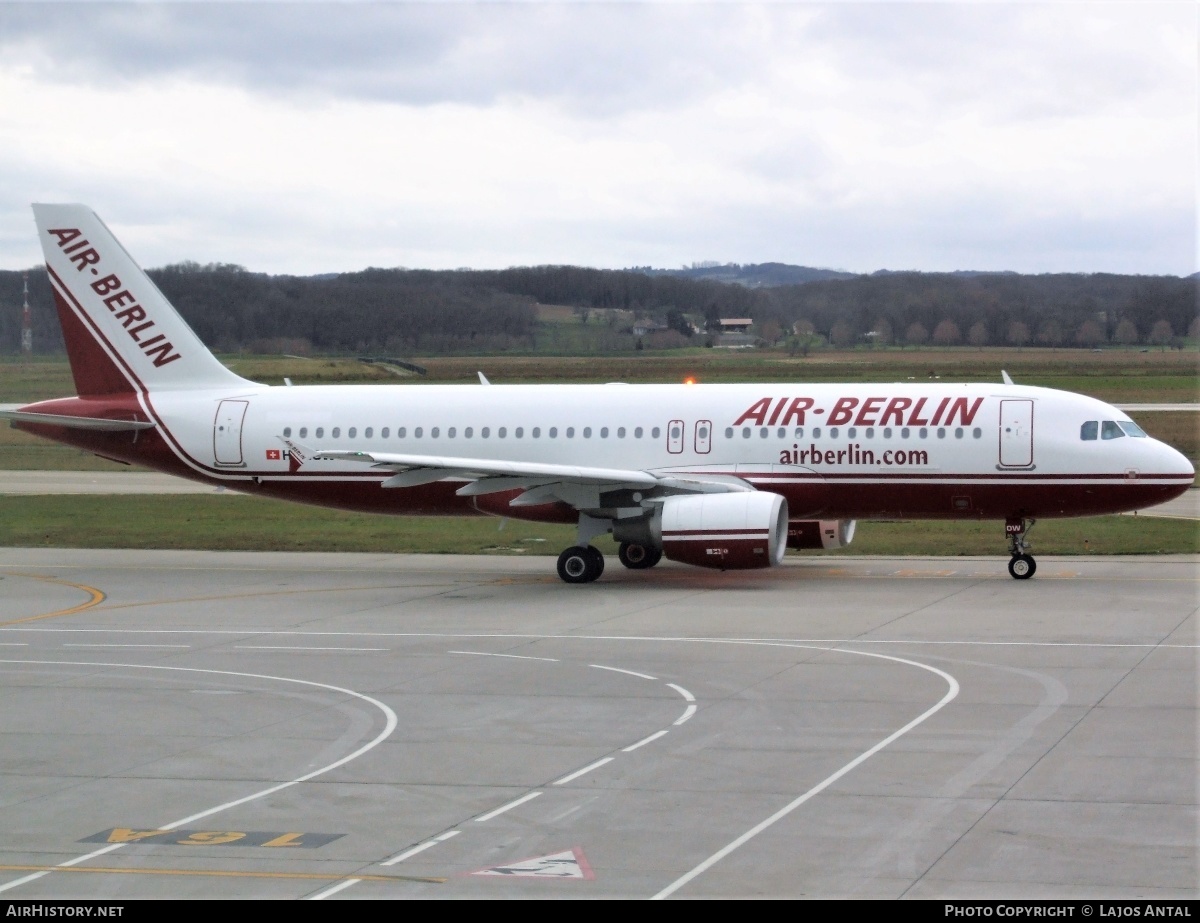 Aircraft Photo of HB-IOW | Airbus A320-214 | Air Berlin | AirHistory.net #508314