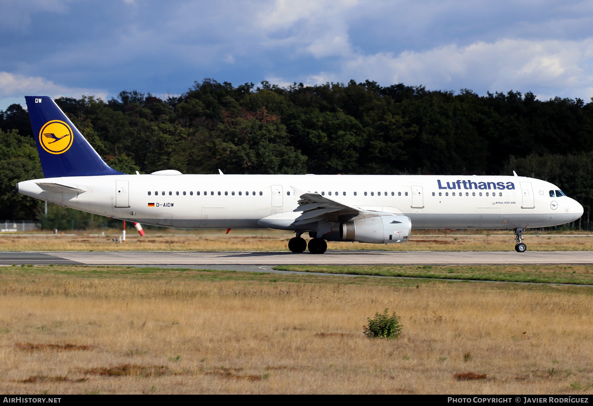 Aircraft Photo of D-AIDW | Airbus A321-231 | Lufthansa | AirHistory.net #508315