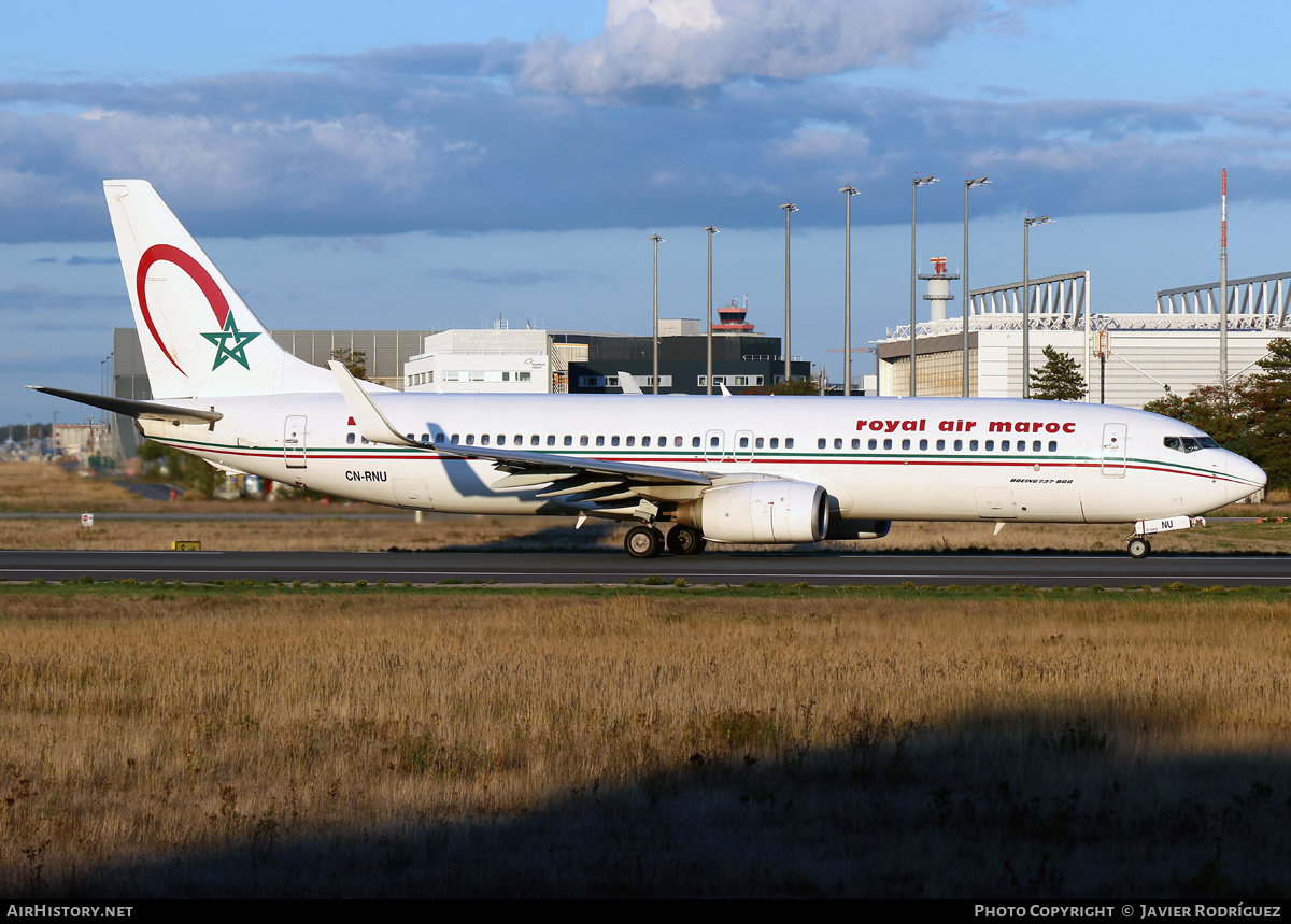 Aircraft Photo of CN-RNU | Boeing 737-8B6 | Royal Air Maroc - RAM | AirHistory.net #508317