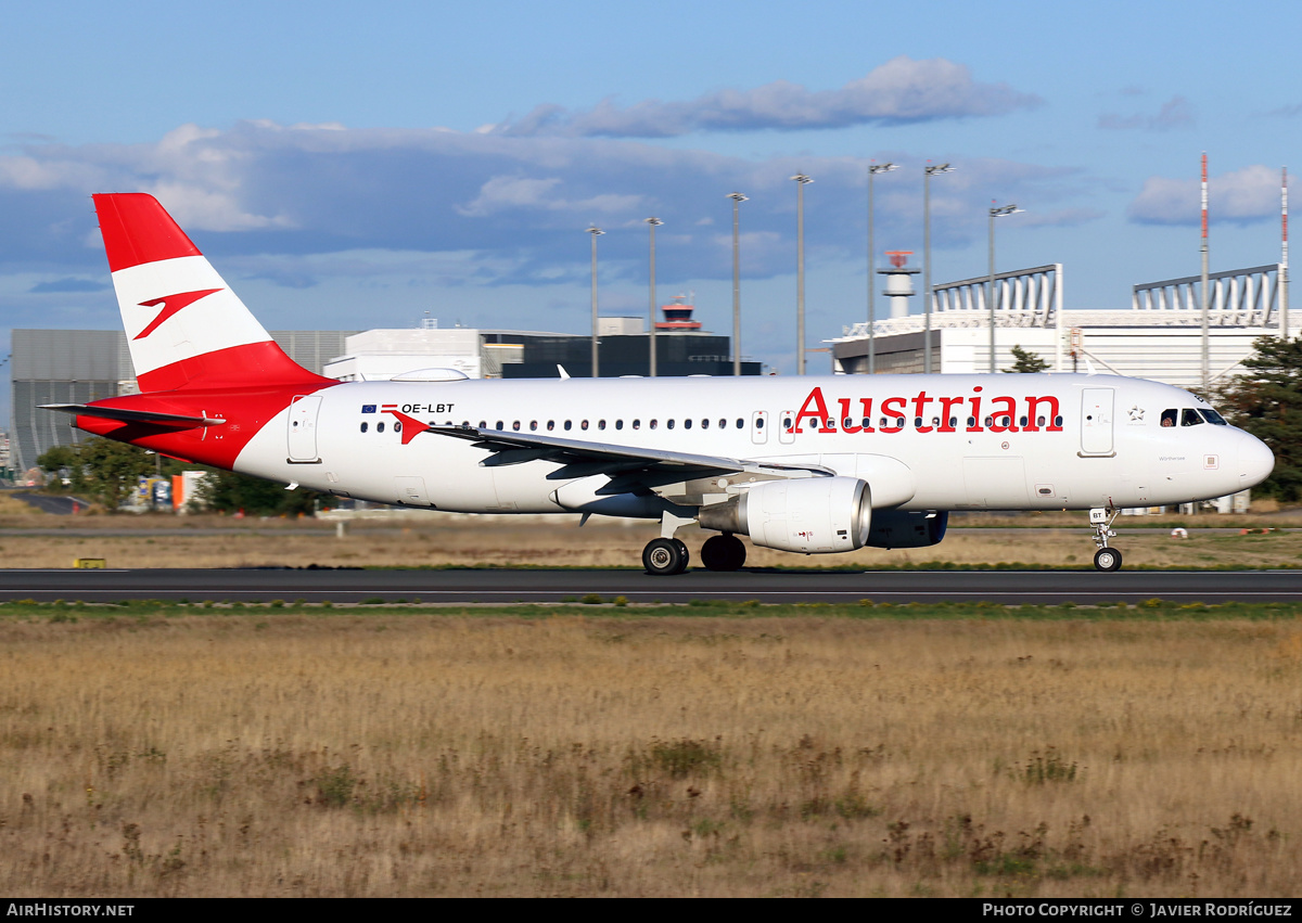 Aircraft Photo of OE-LBT | Airbus A320-214 | Austrian Airlines | AirHistory.net #508320