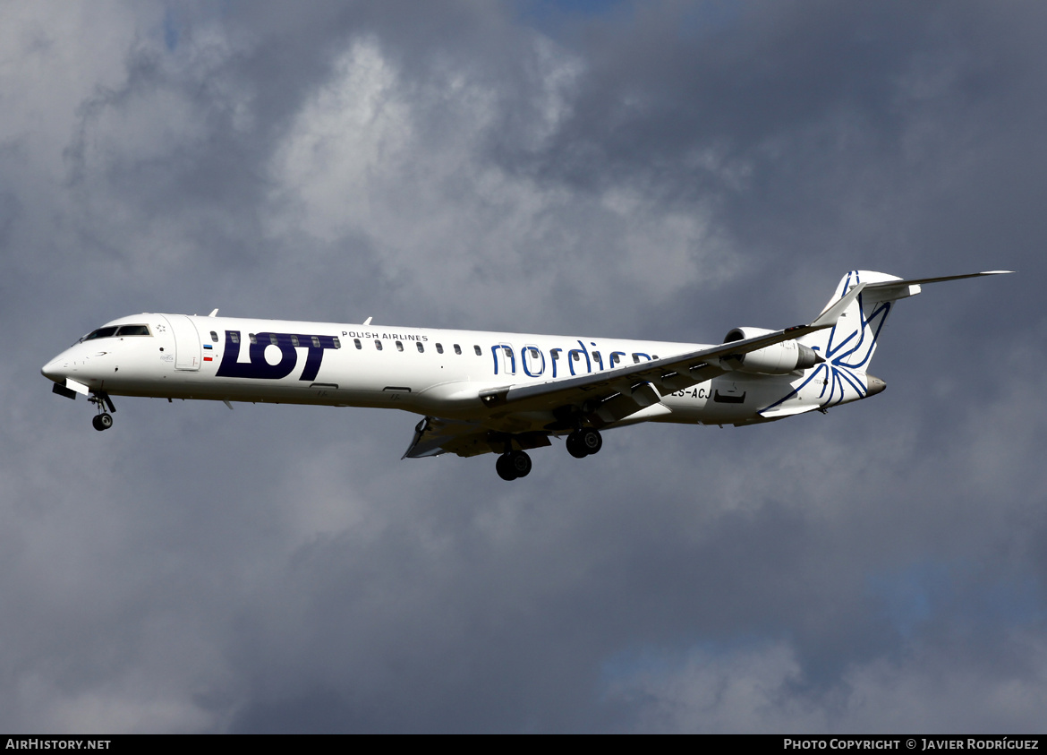 Aircraft Photo of ES-ACJ | Bombardier CRJ-900LR (CL-600-2D24) | LOT Polish Airlines - Polskie Linie Lotnicze | AirHistory.net #508323