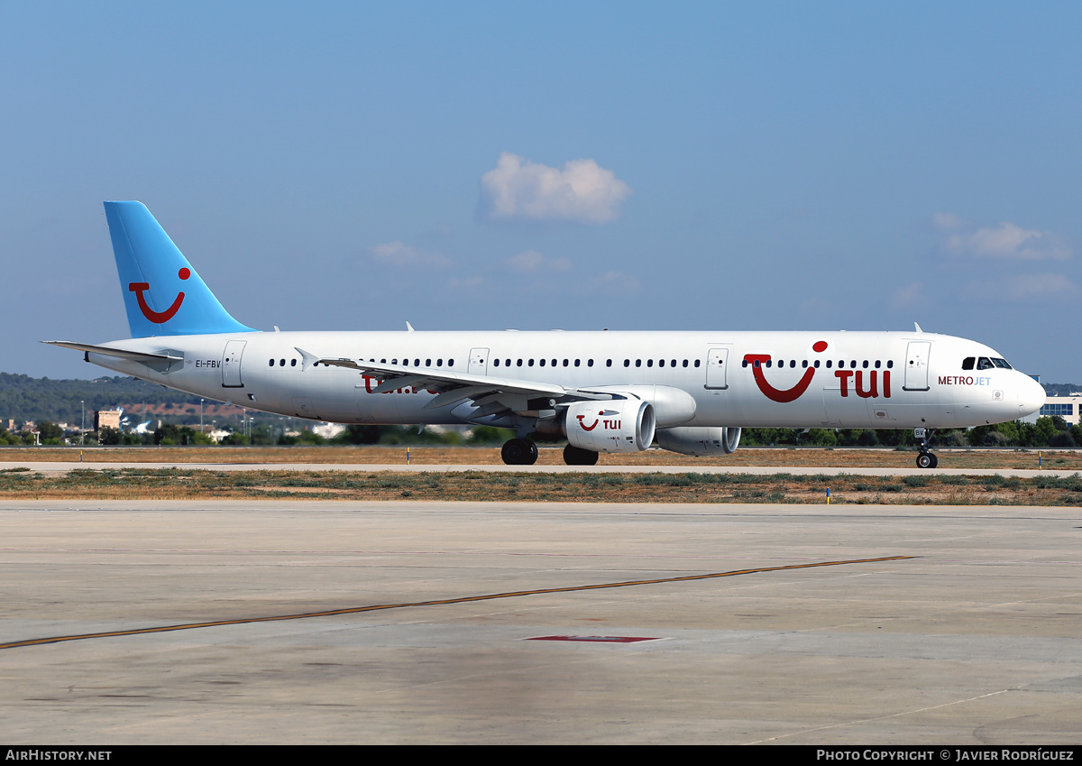 Aircraft Photo of EI-FBV | Airbus A321-211 | TUI | AirHistory.net #508328