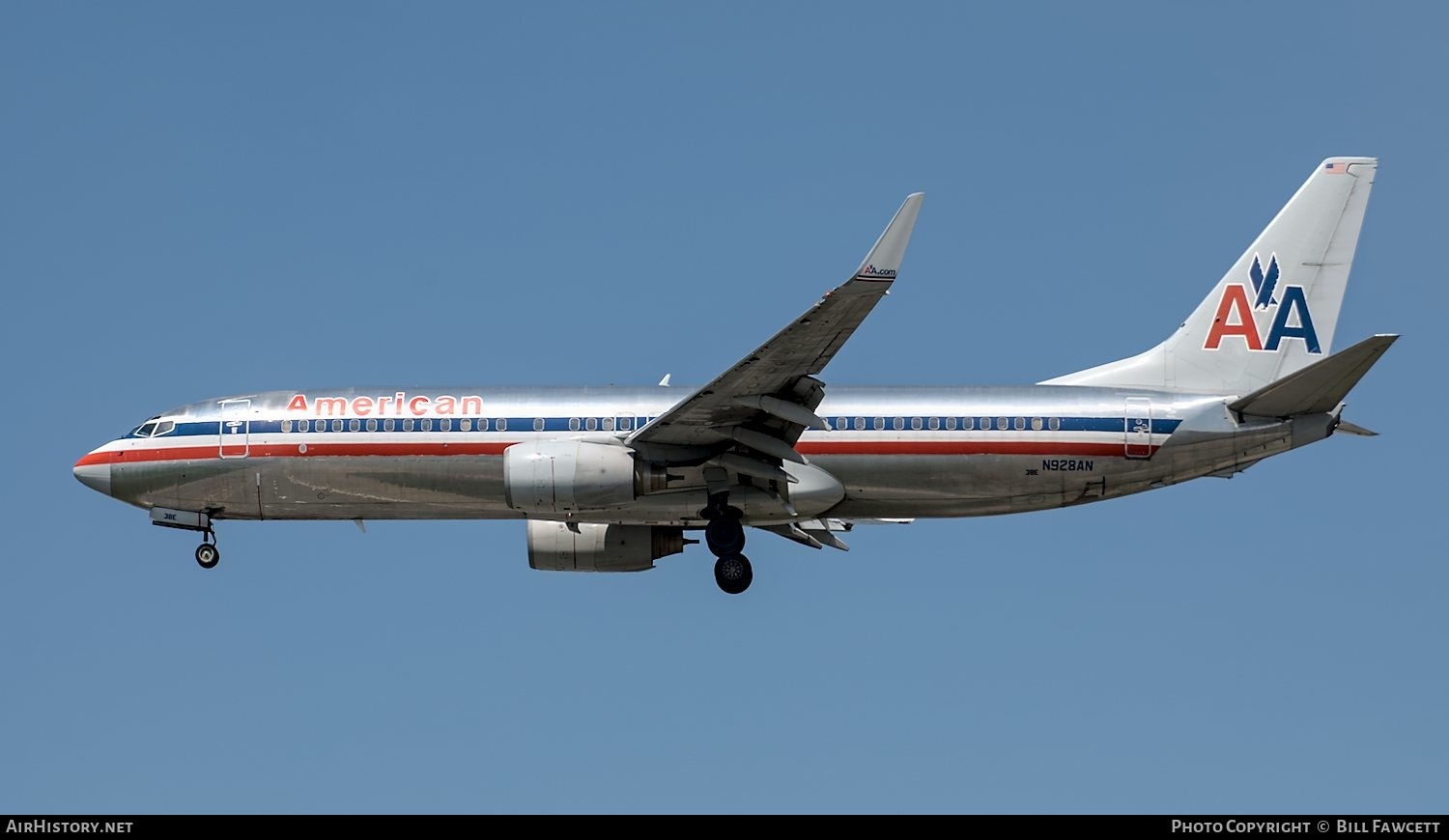 Aircraft Photo of N928AN | Boeing 737-823 | American Airlines | AirHistory.net #508331
