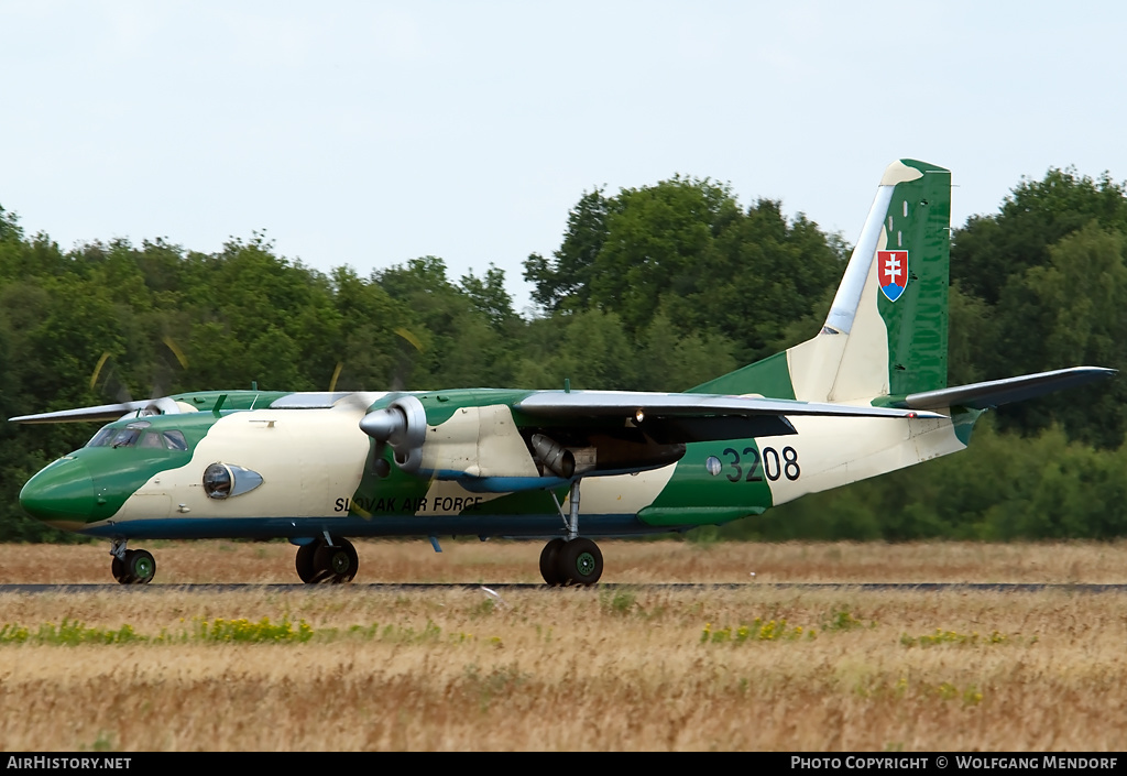 Aircraft Photo of 3208 | Antonov An-26 | Slovakia - Air Force | AirHistory.net #508353
