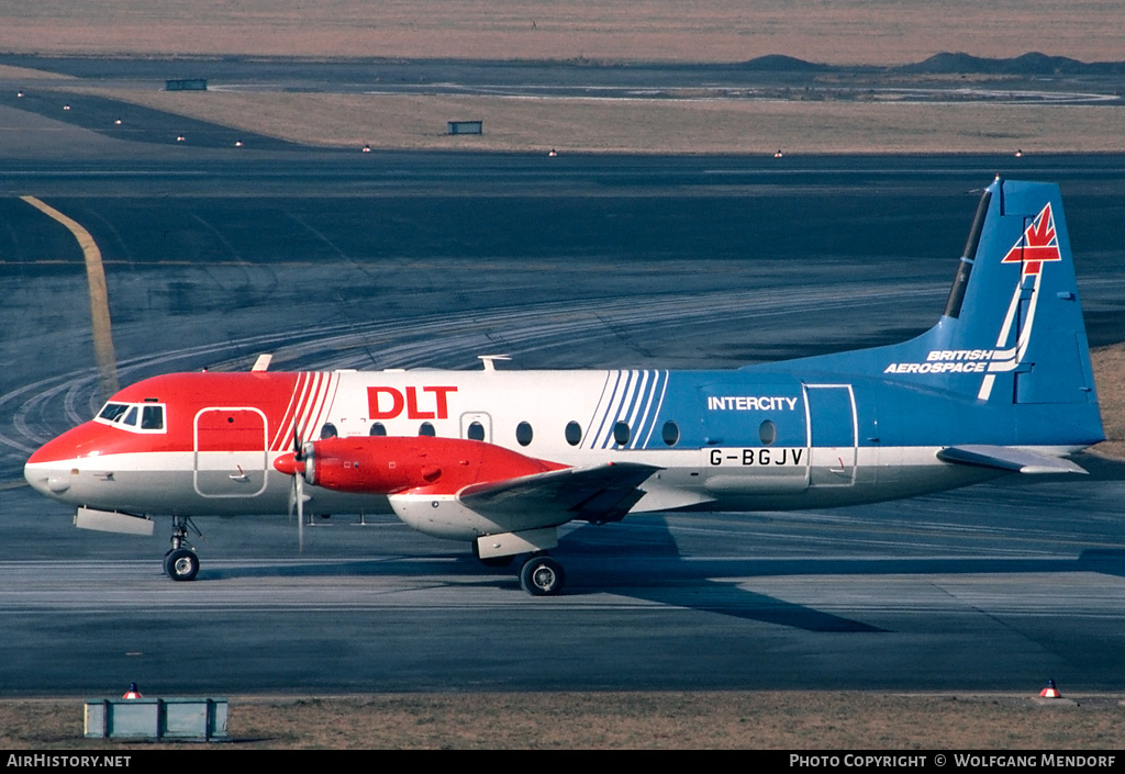 Aircraft Photo of G-BGJV | British Aerospace BAe-748 Srs2B/357LFD | DLT - Deutsche Luftverkehrsgesellschaft | AirHistory.net #508398