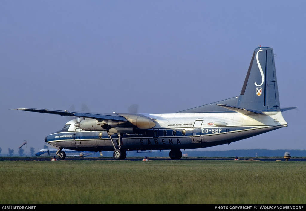 Aircraft Photo of OO-SBP | Fokker F27-600 Friendship | Sabena | AirHistory.net #508400