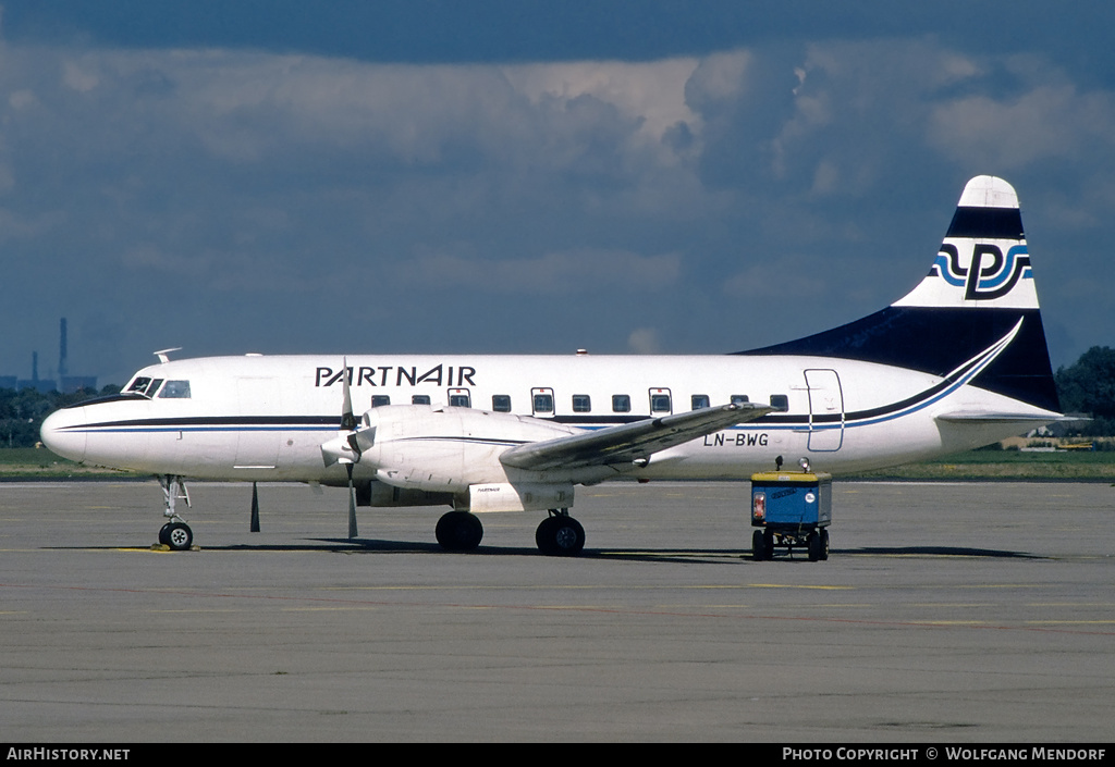 Aircraft Photo of LN-BWG | Convair 580 | Partnair | AirHistory.net #508406