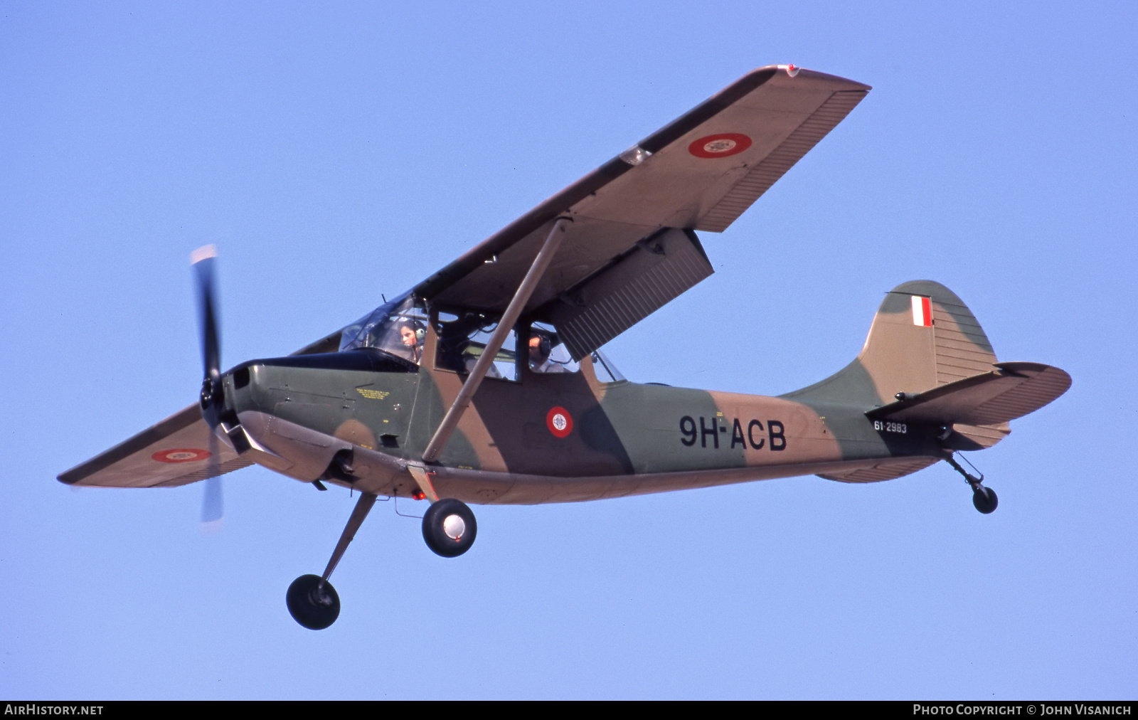Aircraft Photo of 9H-ACB / 61-2983 | Cessna O-1E Bird Dog (305C/L-19E) | Malta - Air Force | AirHistory.net #508419