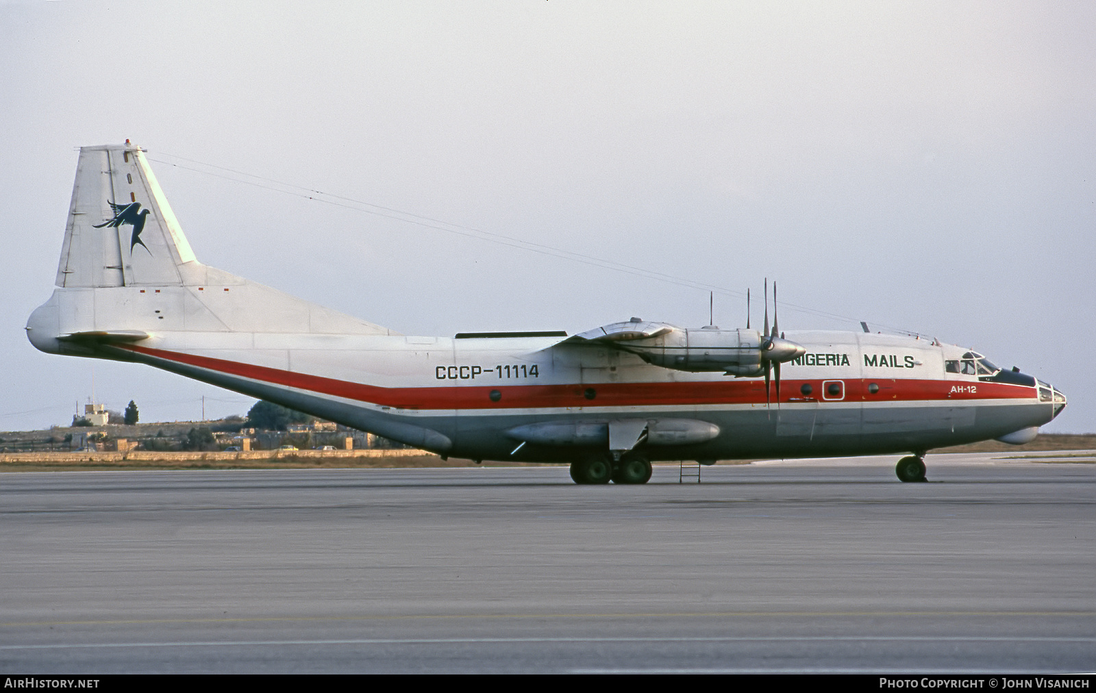 Aircraft Photo of CCCP-11114 | Antonov An-12B | Nigeria Mails | AirHistory.net #508427