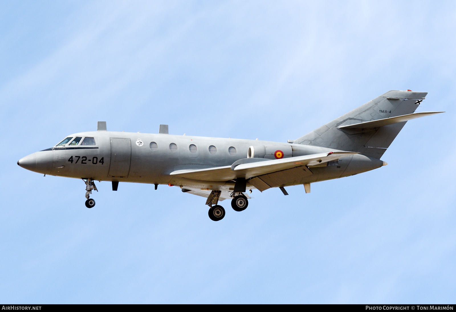 Aircraft Photo of TM.11-4 | Dassault Falcon 20E | Spain - Air Force | AirHistory.net #508432