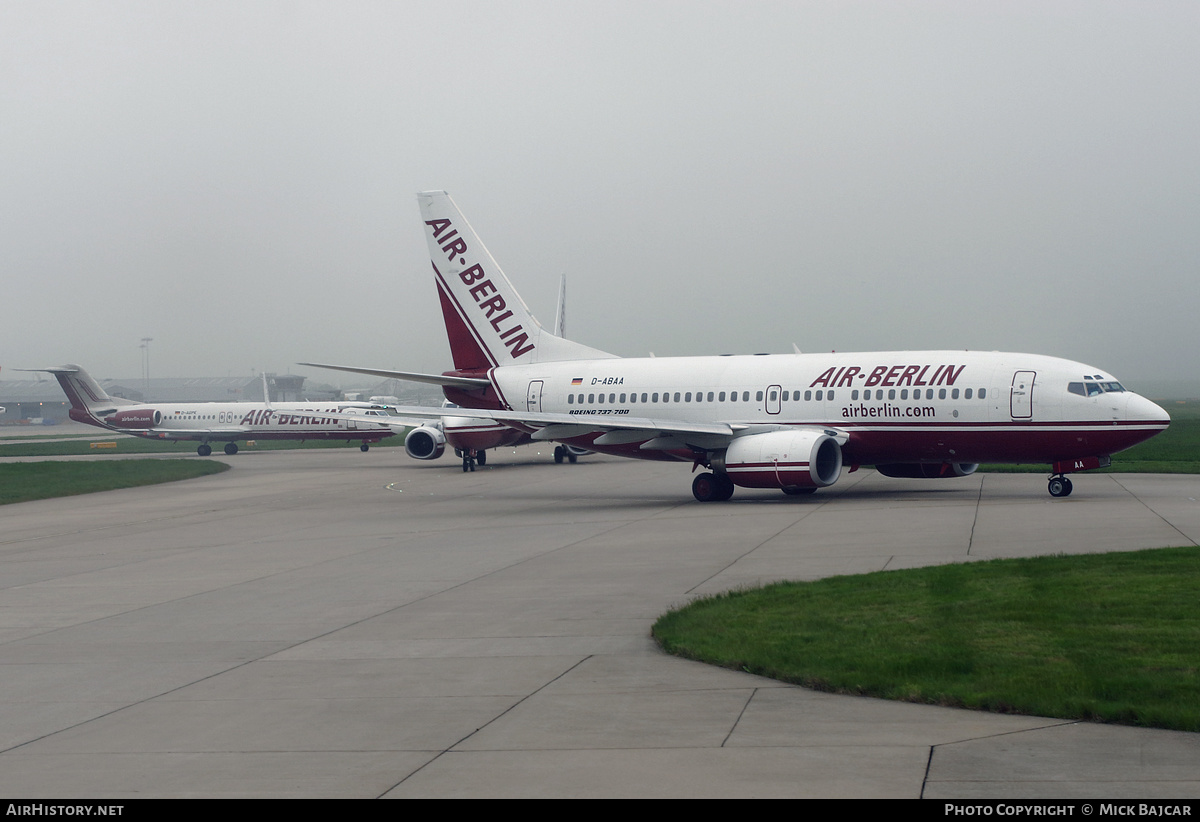 Aircraft Photo of D-ABAA | Boeing 737-76Q | Air Berlin | AirHistory.net #508436