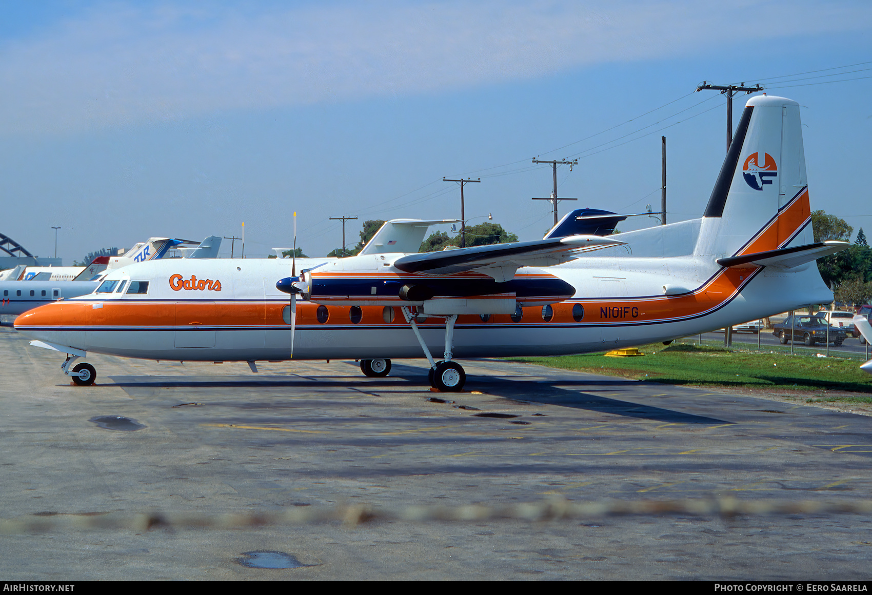 Aircraft Photo of N101FG | Fairchild F-27 | Florida Gators | AirHistory.net #508446