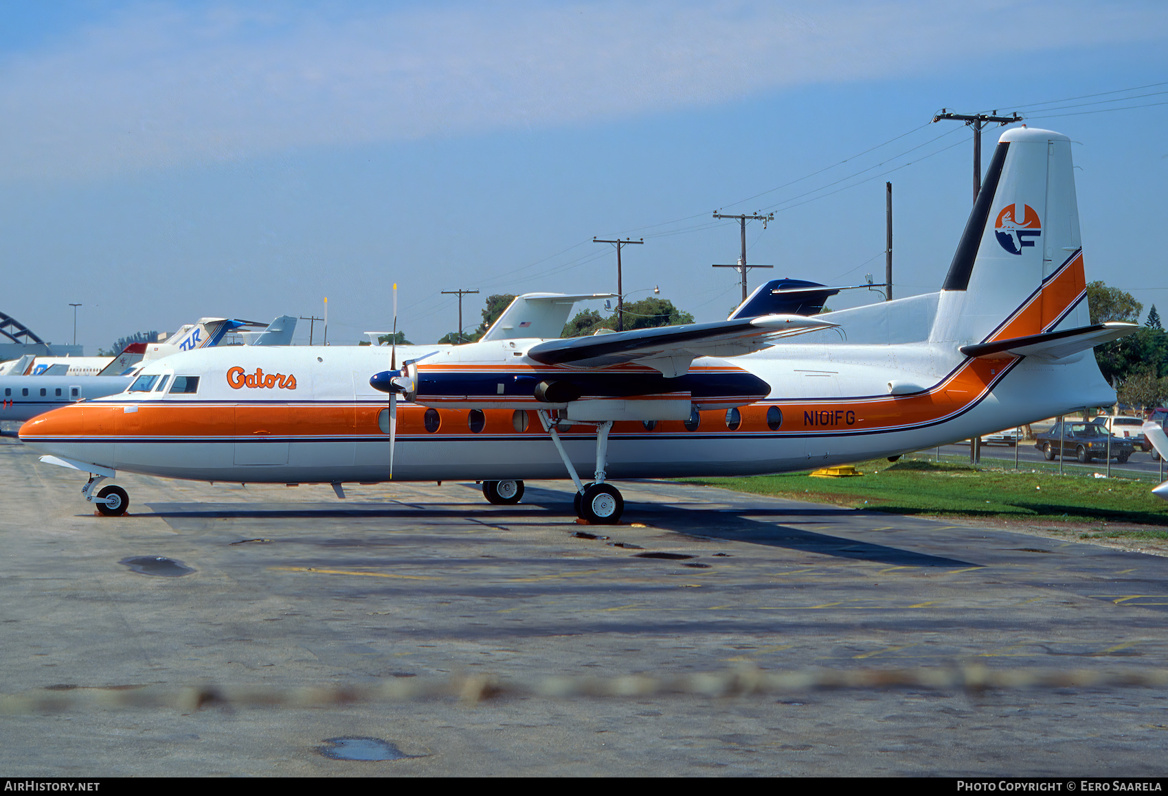 Aircraft Photo of N101FG | Fairchild F-27 | Florida Gators | AirHistory.net #508446