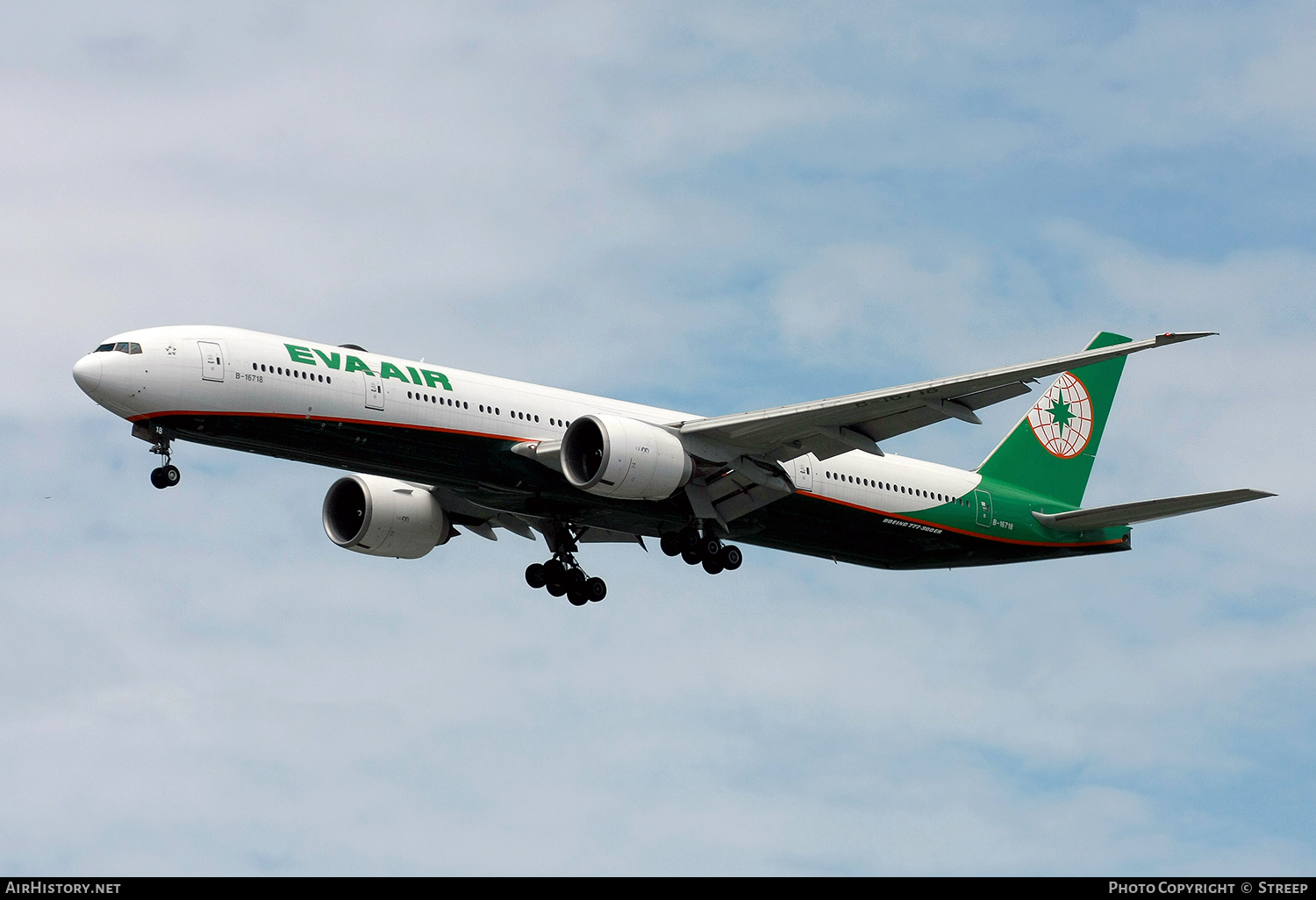 Aircraft Photo of B-16718 | Boeing 777-35E/ER | EVA Air | AirHistory.net #508454