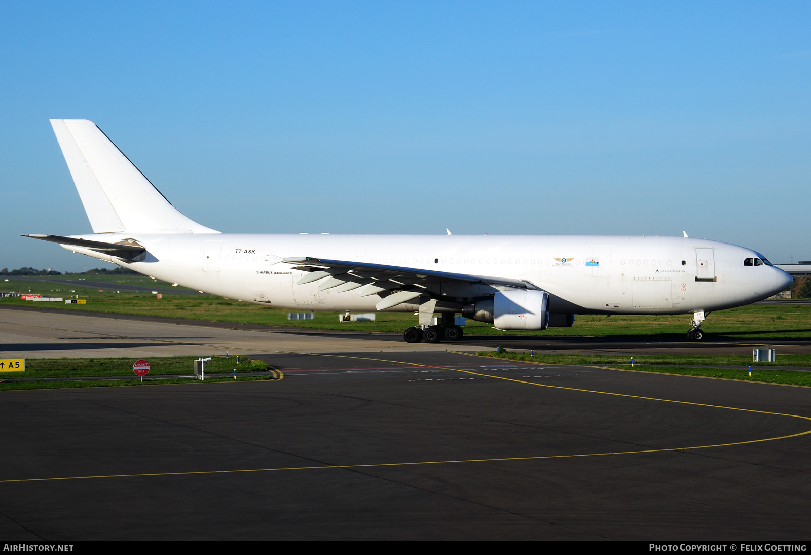 Aircraft Photo of T7-ASK | Airbus A300B4-605R(F) | San Marino Executive Aviation | AirHistory.net #508457