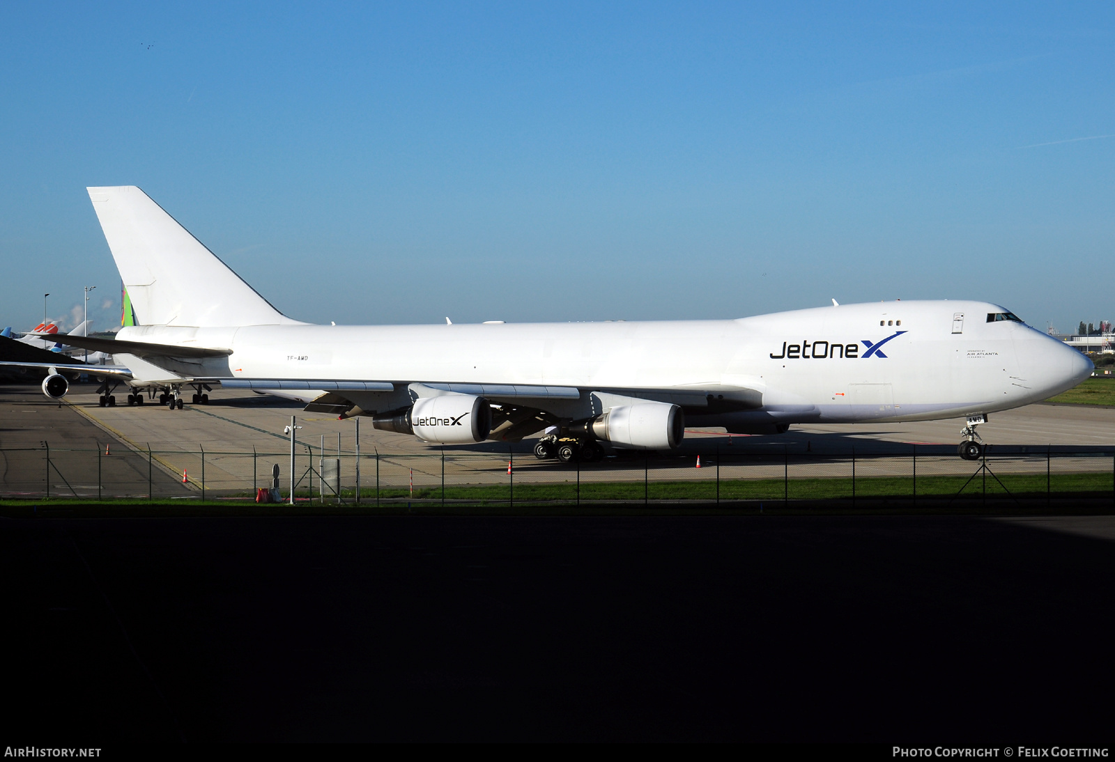 Aircraft Photo of TF-AMD | Boeing 747-409F/SCD | JetOneX | AirHistory.net #508459