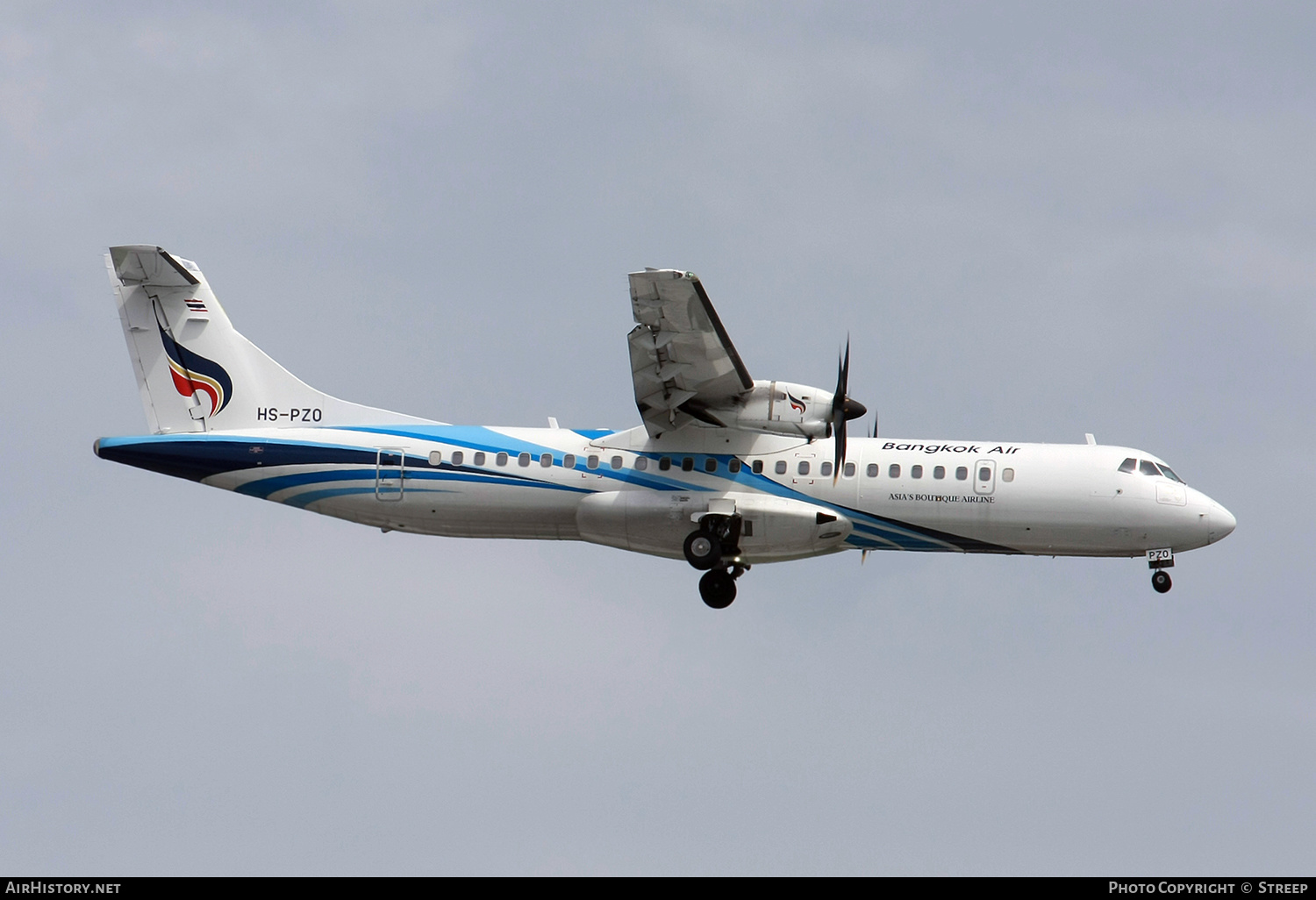 Aircraft Photo of HS-PZO | ATR ATR-72-600 (ATR-72-212A) | Bangkok Airways | AirHistory.net #508480